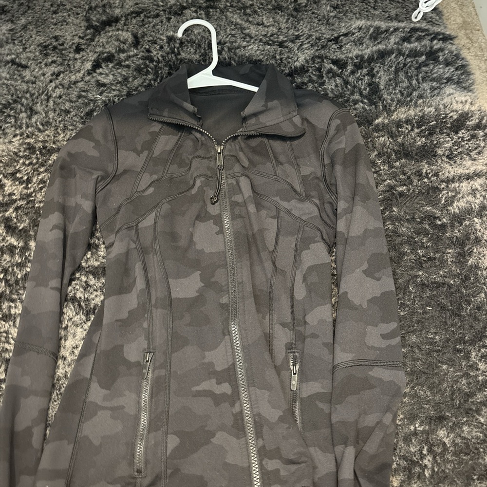 Lulu define jacket | Black Camo